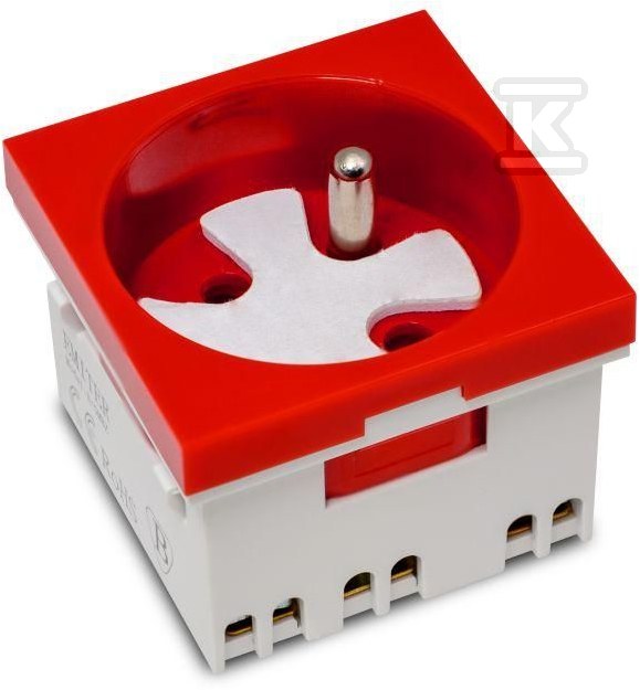 Modular socket 230V with earthing - E/GMBZ